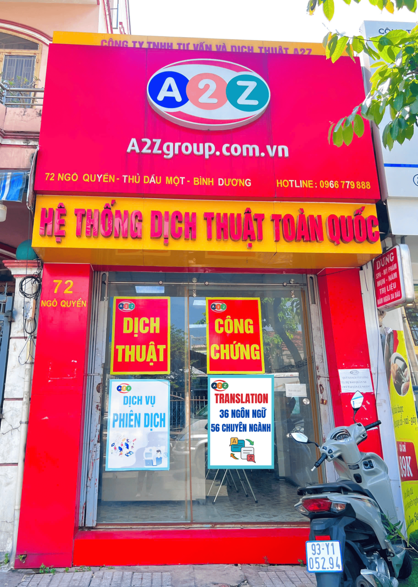 Dịch thuật tiếng Pháp tại Thủ Dầu Một - Bình Dương dịch vụ hoàn hảo nhất