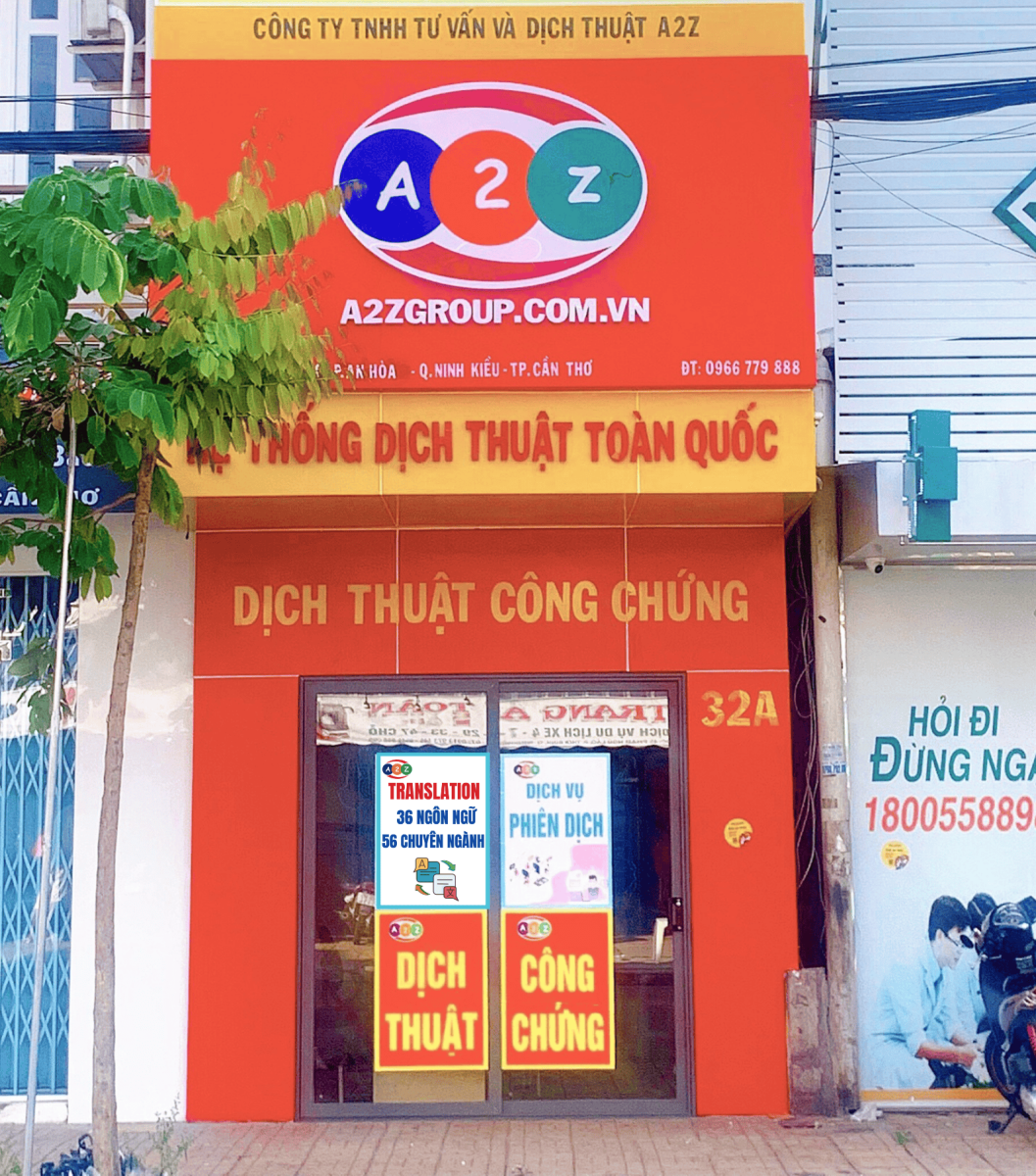 Dịch thuật công chứng tài liệu Du Lịch tại Ninh Kiều - Cần Thơ