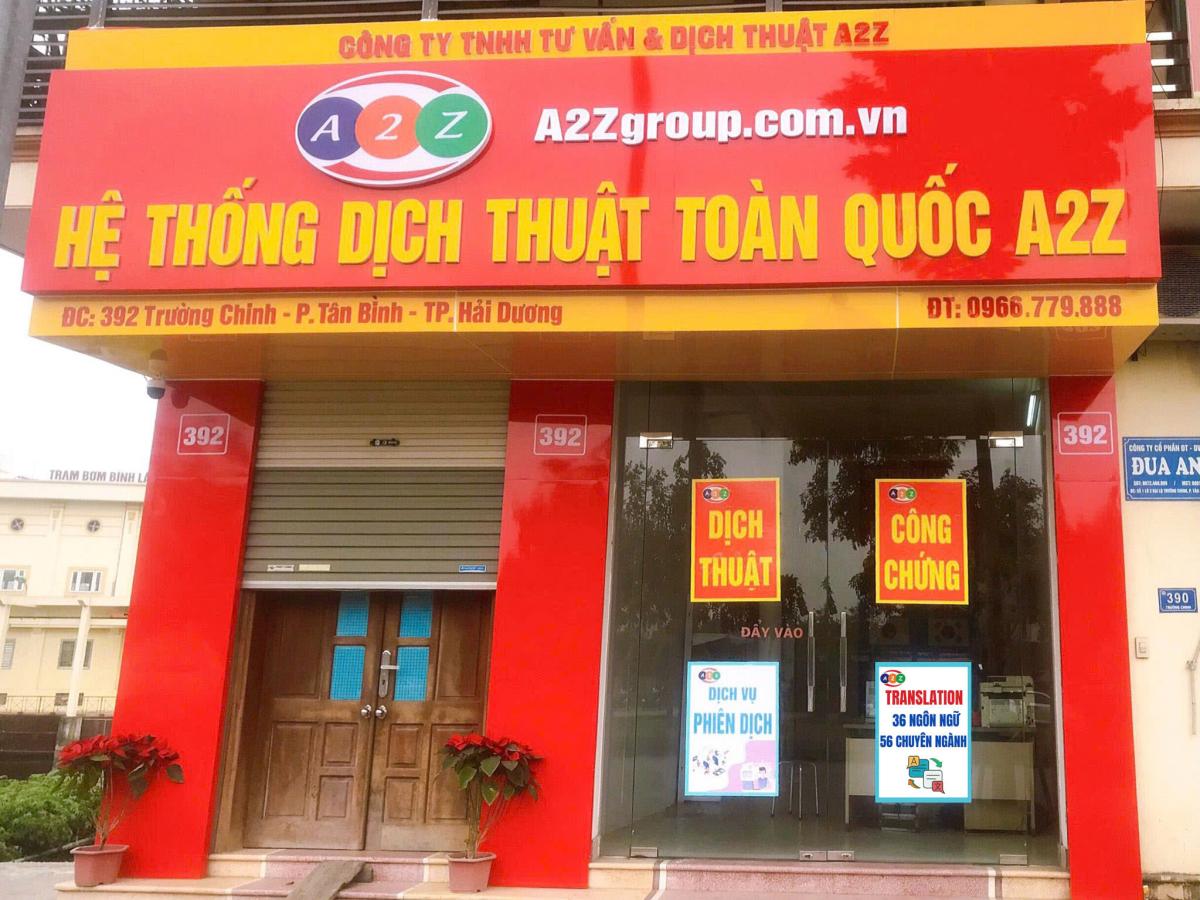 Dịch thuật công chứng Kiến Trúc và Xây Dựng Chí Linh - Hải Dương
