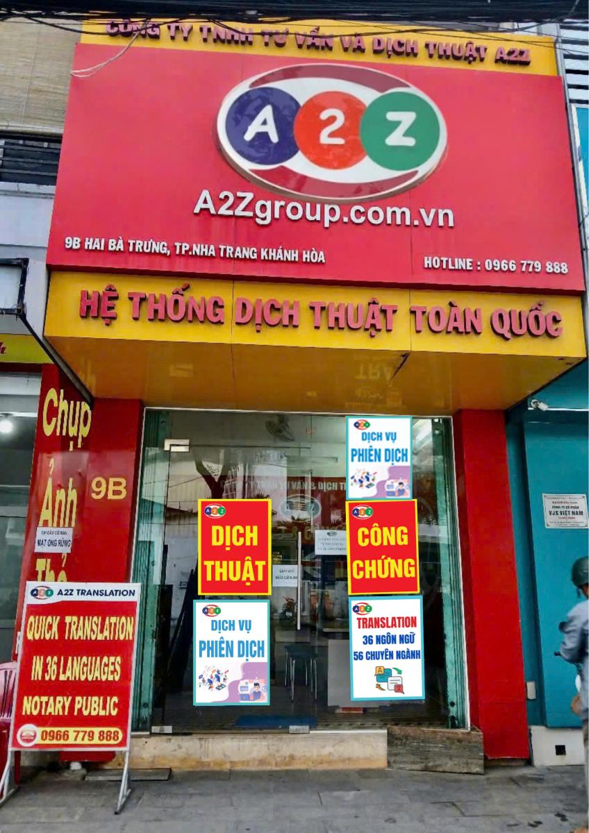Dịch thuật công chứng tiếng Nga tại Nha Trang - Khánh Hòa nhanh chóng