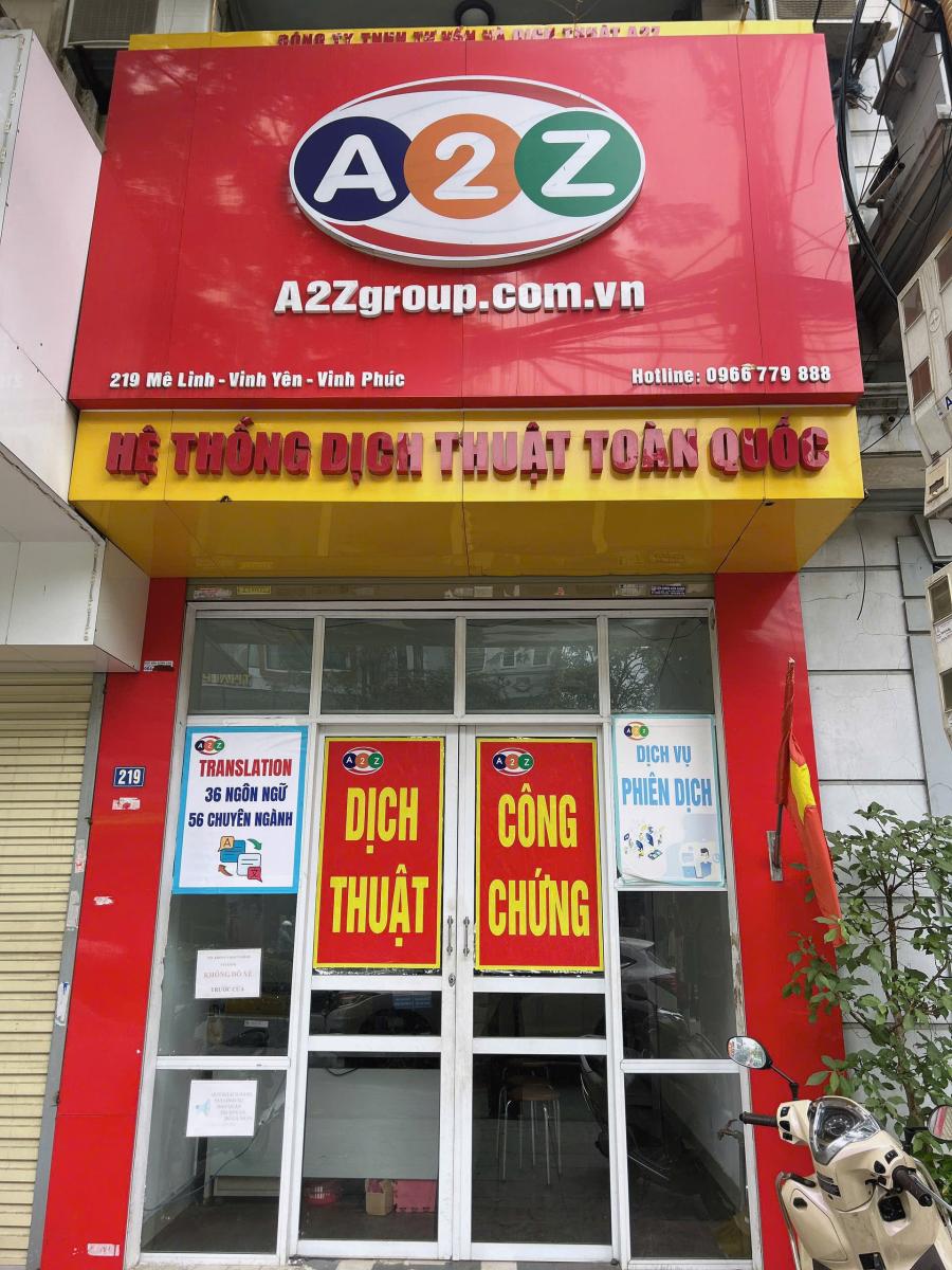 Dịch thuật công chứng tài liệu Pháp Luật tại Vĩnh Yên - Vĩnh Phúc